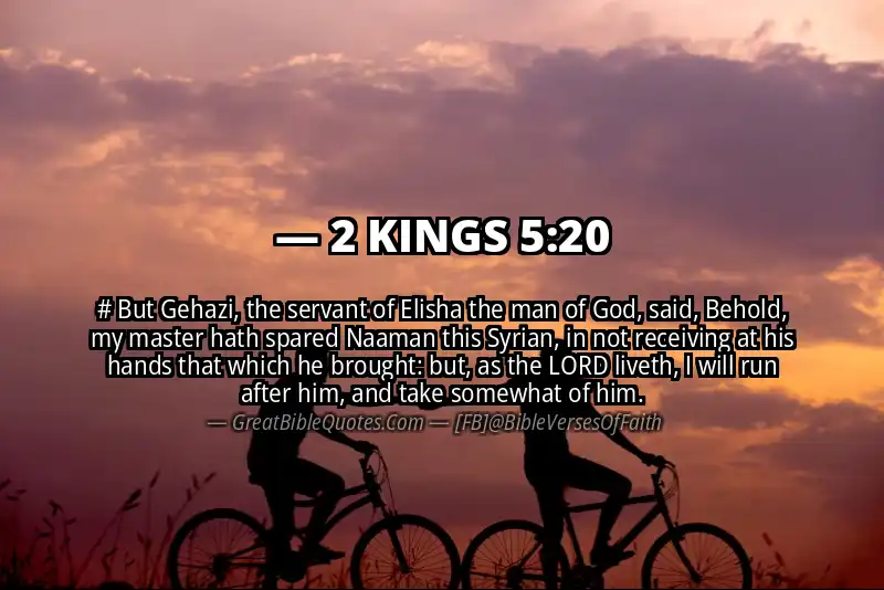 2 KINGS 5:20 Verse Image