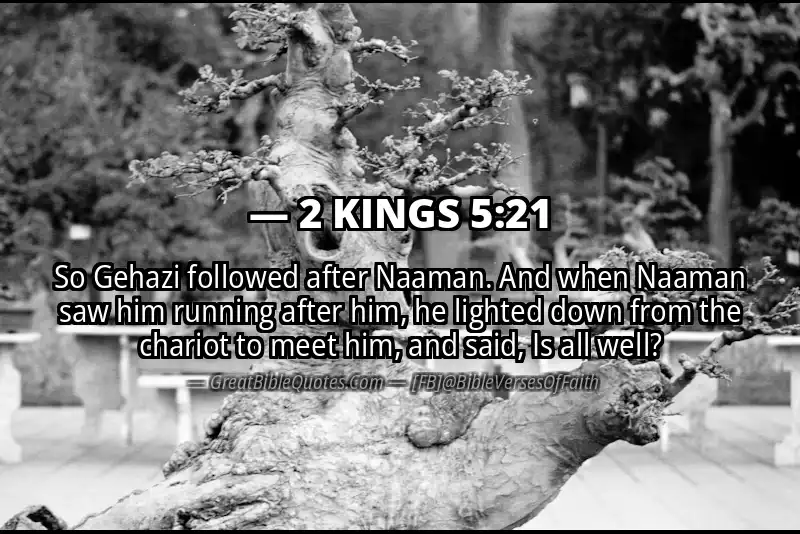 2 KINGS 5:21 Verse Image