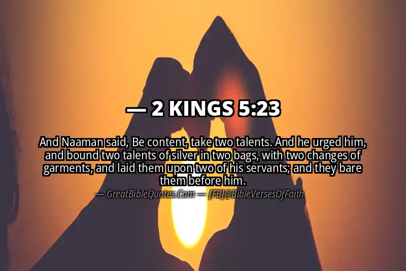 2 KINGS 5:23 Verse Image