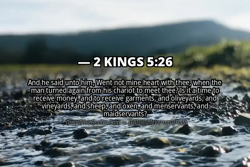 2 KINGS 5:26 Verse