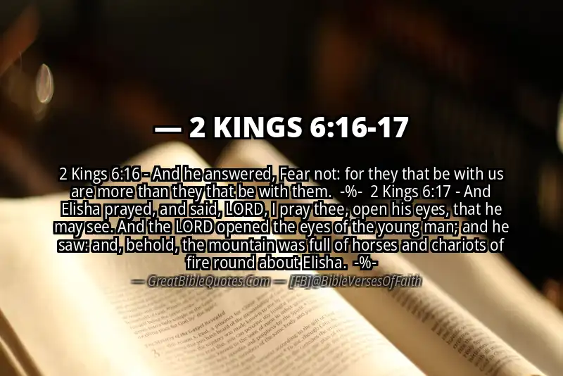 Image for 2 KINGS 6:16-17 Bible verse