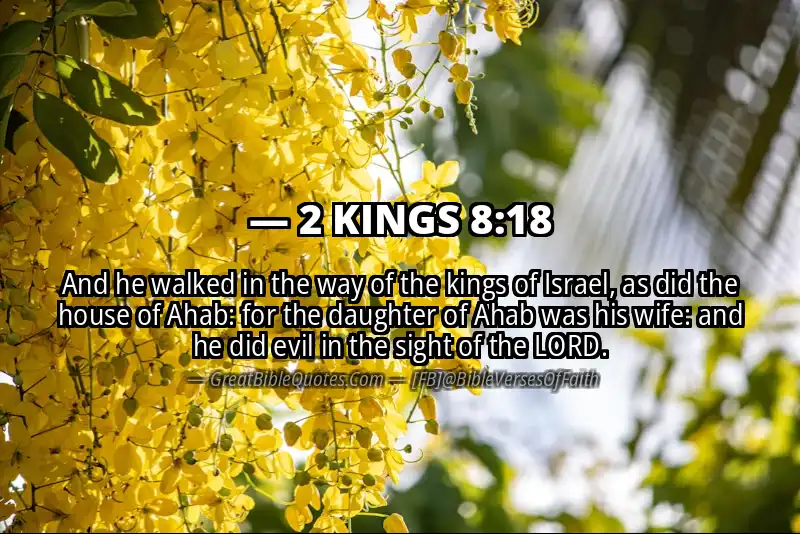 2 KINGS 8:18 Verse