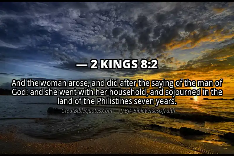 2 KINGS 8:2 Verse