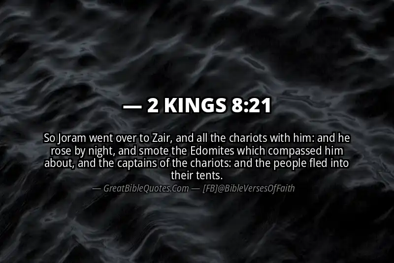 Bible verse: 2 KINGS 8:21 Image