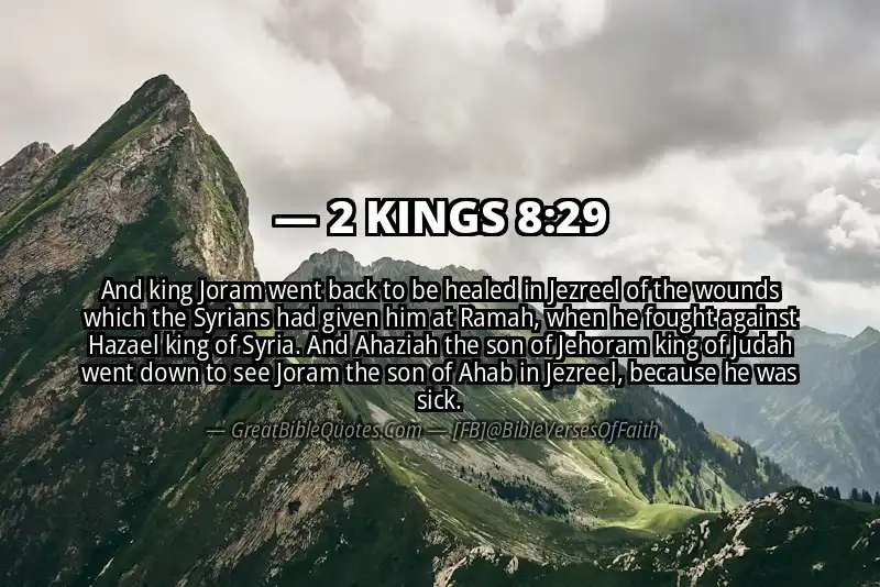 2 KINGS 8:29 Verse