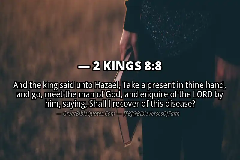 2 KINGS 8:8 Verse