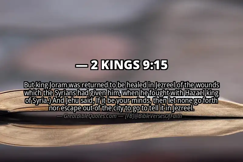 2 KINGS 9:15 Verse