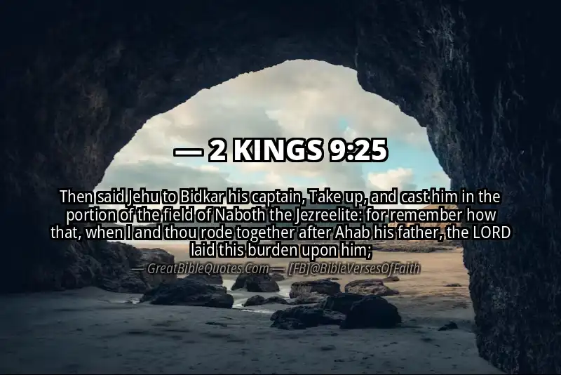 2 KINGS 9:25 Verse
