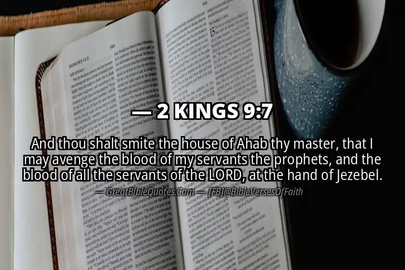 Bible verse: 2 KINGS 9:7 Image