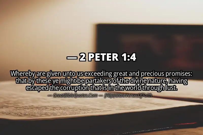 2 PETER 1:4 Verse
