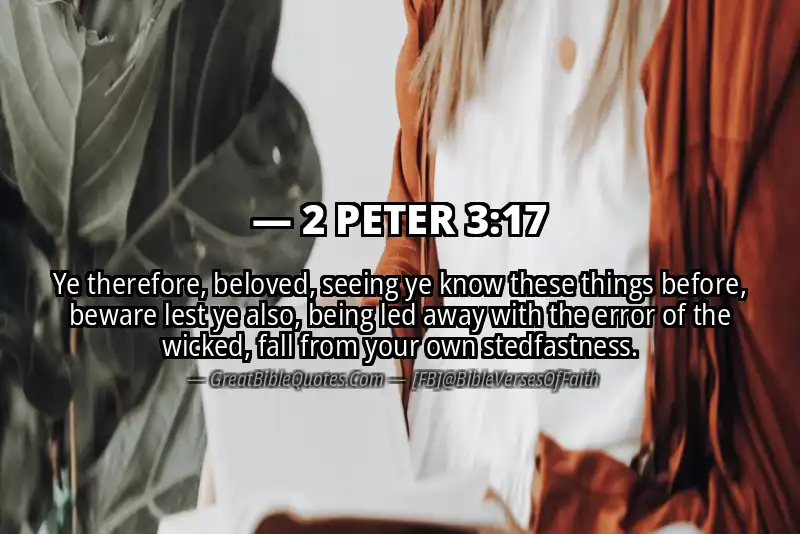 2 PETER 3:17 Verse Image