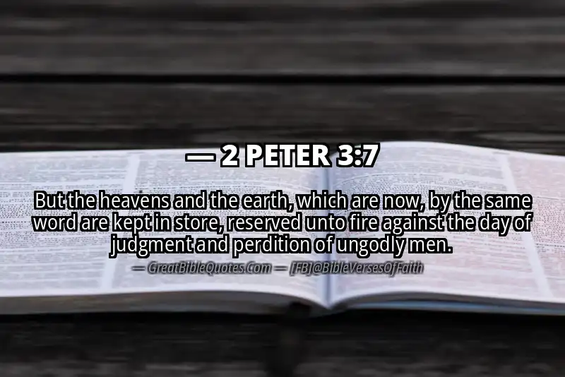 2 PETER 3:7 Verse