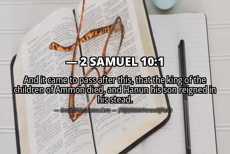 2 SAMUEL 10:1 Verse