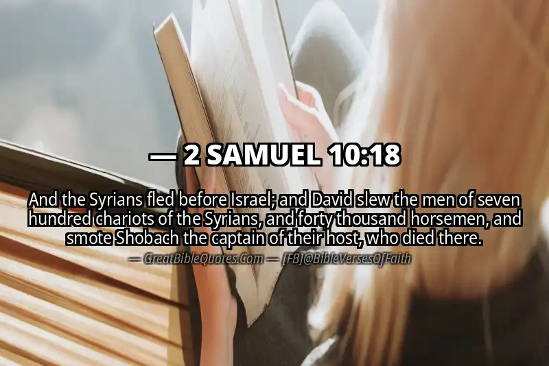 2 SAMUEL 10:18 Verse