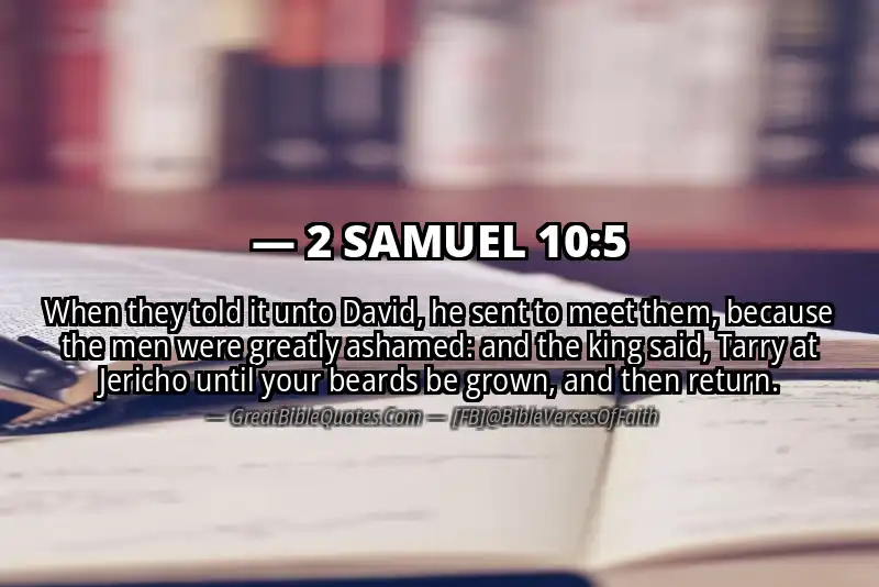 2 SAMUEL 10:5 Verse