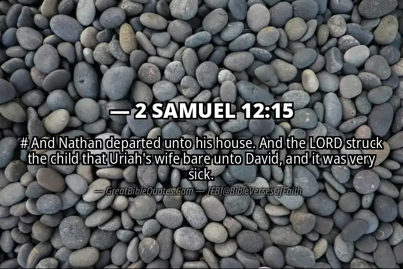 2 SAMUEL 12:15 Verse