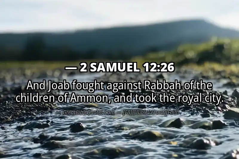 2 SAMUEL 12:26 Verse