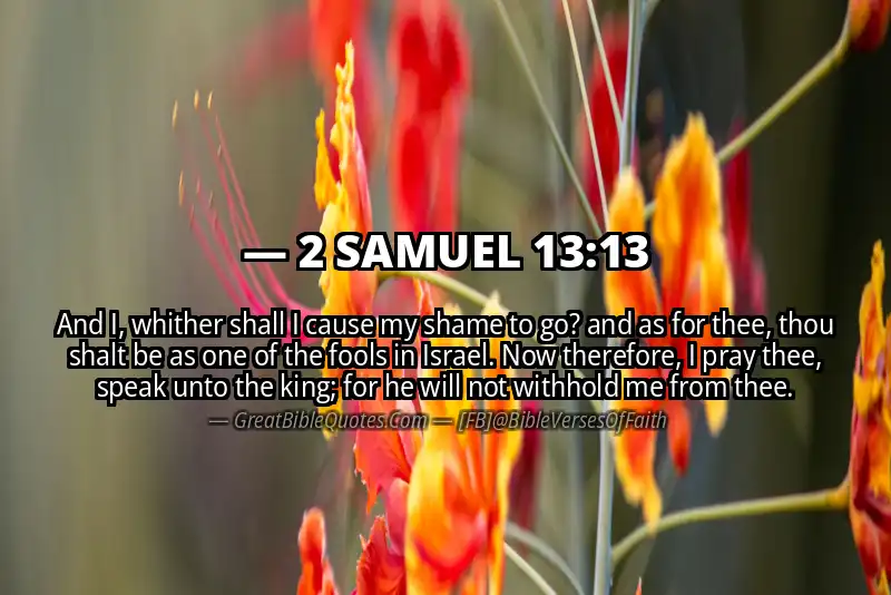 2 SAMUEL 13:13 Verse