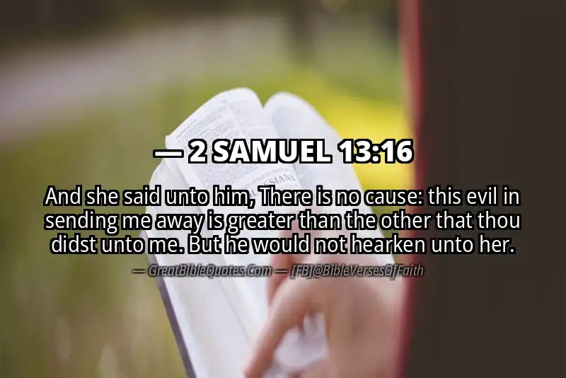 2 SAMUEL 13:16 Verse