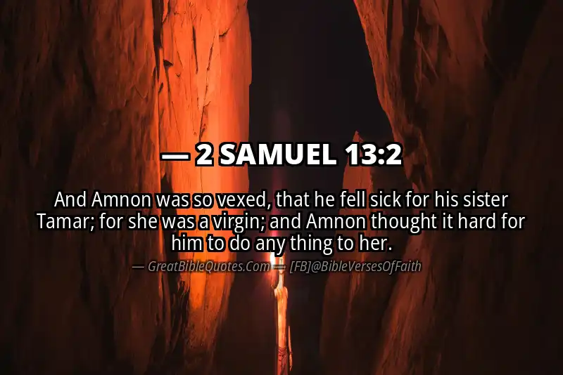 2 SAMUEL 13:2 Verse