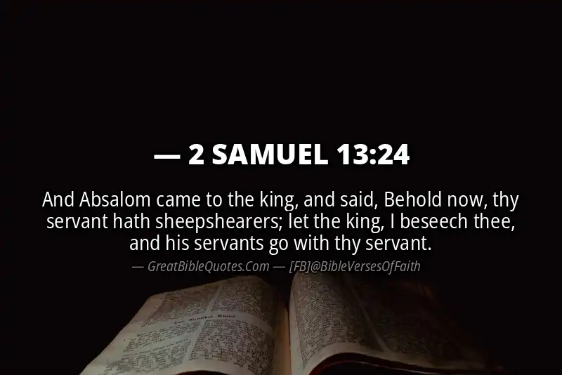 2 SAMUEL 13:24 Verse