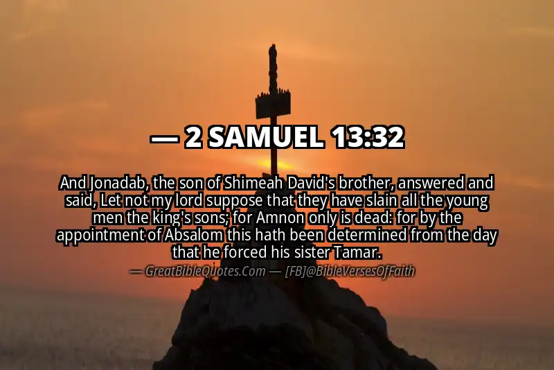 2 SAMUEL 13:32 Verse
