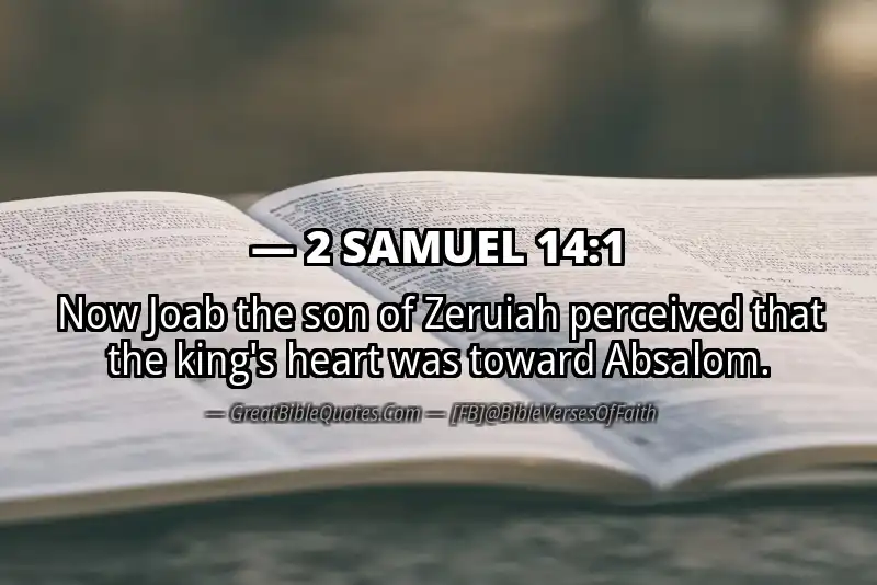 2 SAMUEL 14:1 Verse