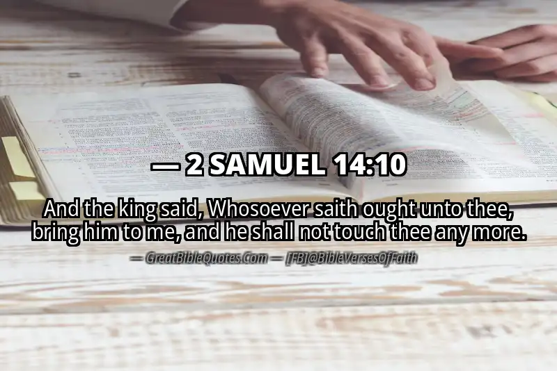2 SAMUEL 14:10 Verse