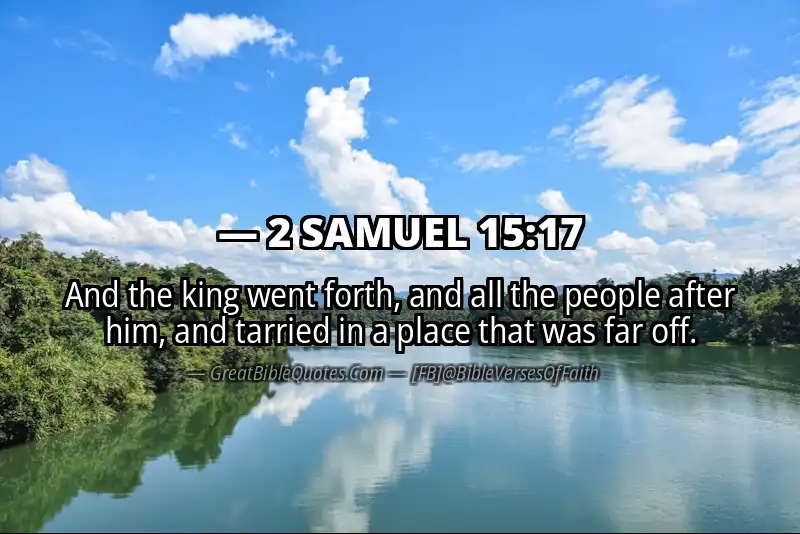 2 SAMUEL 15:17 Verse