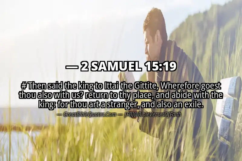 2 SAMUEL 15:19 Verse
