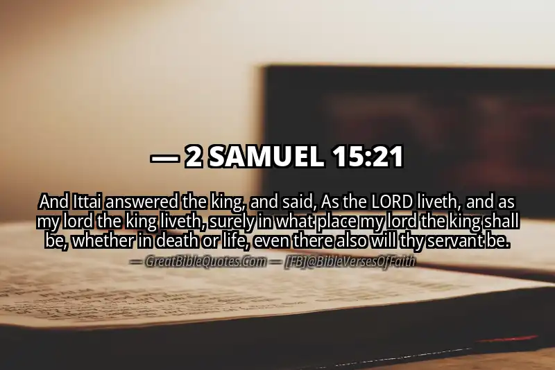 2 SAMUEL 15:21 Verse