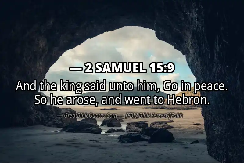 2 SAMUEL 15:9 Verse Image