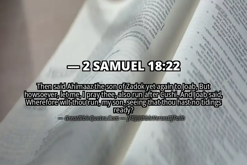 2 SAMUEL 18:22 Verse