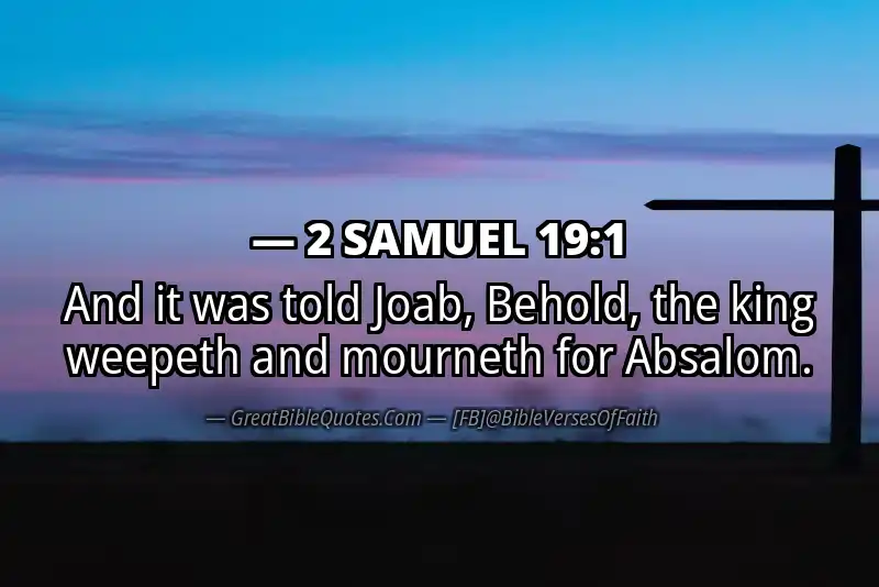 2 SAMUEL 19:1 Verse