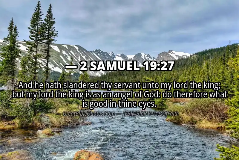 2 SAMUEL 19:27 Verse
