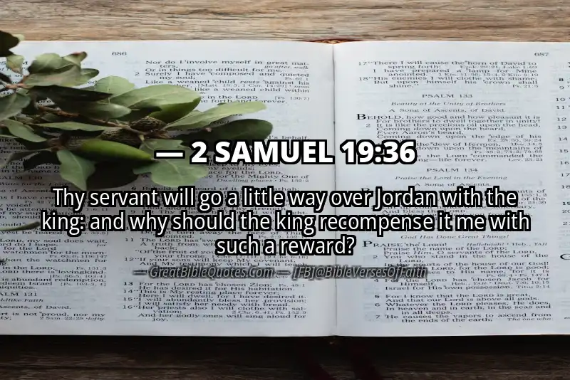 2 SAMUEL 19:36 Verse