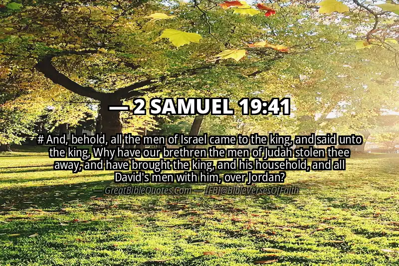 2 SAMUEL 19:41 Verse Image
