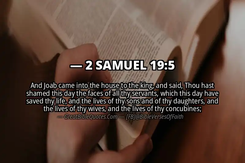 2 SAMUEL 19:5 Verse