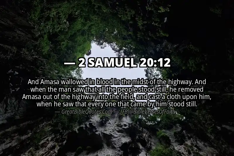 2 SAMUEL 20:12 Verse