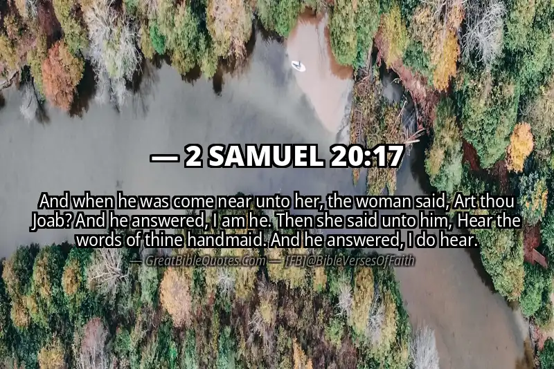 2 SAMUEL 20:17 Verse