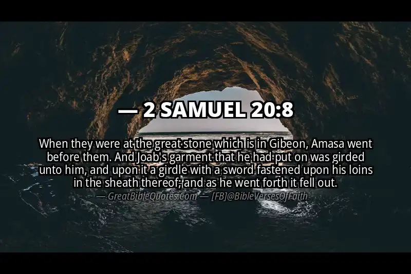 2 SAMUEL 20:8 Verse