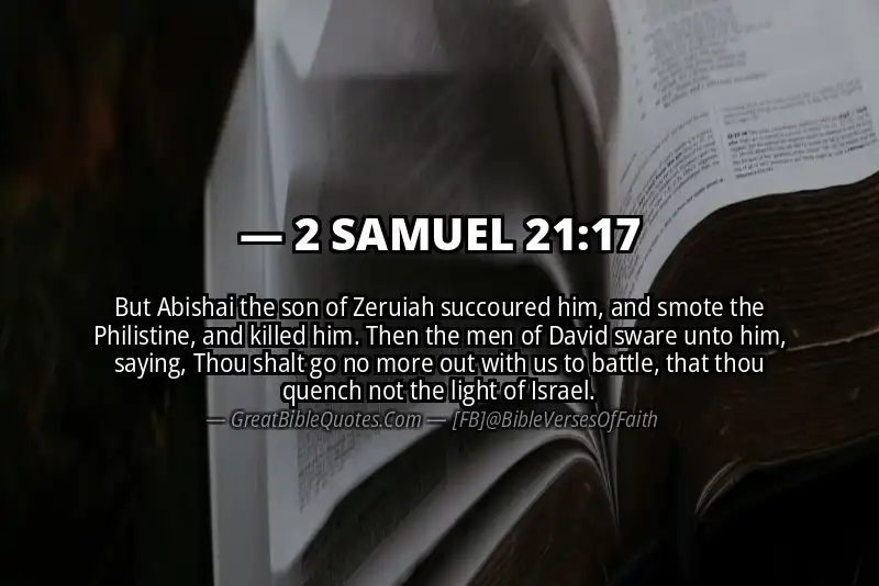 2 SAMUEL 21:17 Verse