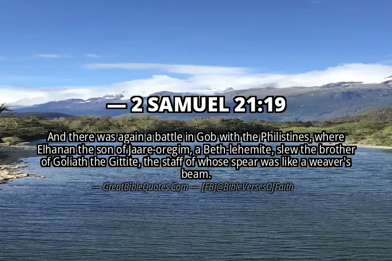 2 SAMUEL 21:19 Verse