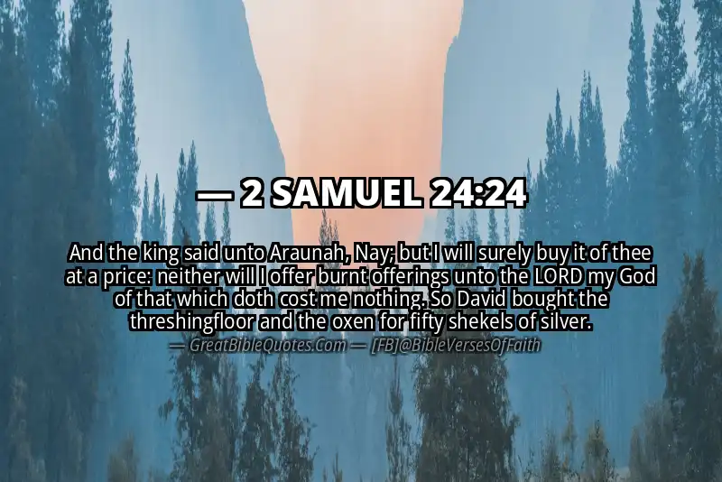 2 SAMUEL 24:24 Verse