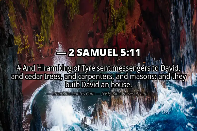2 SAMUEL 5:11 Verse