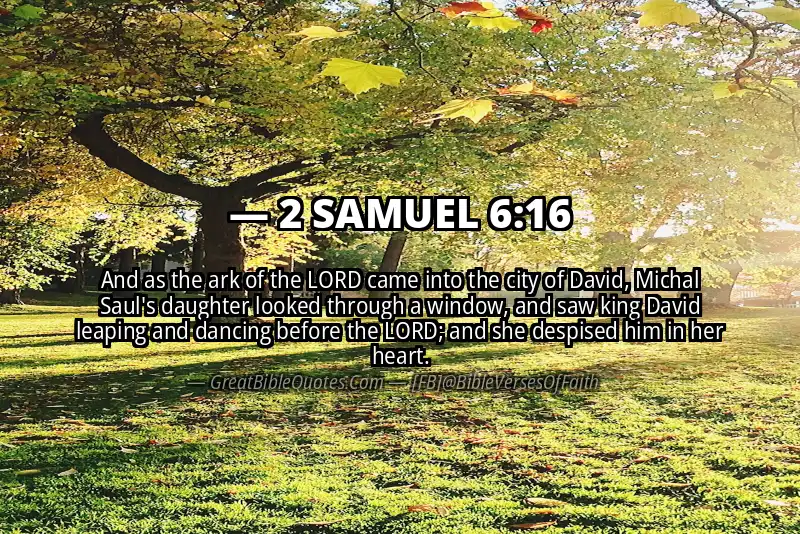 2 SAMUEL 6:16 Verse