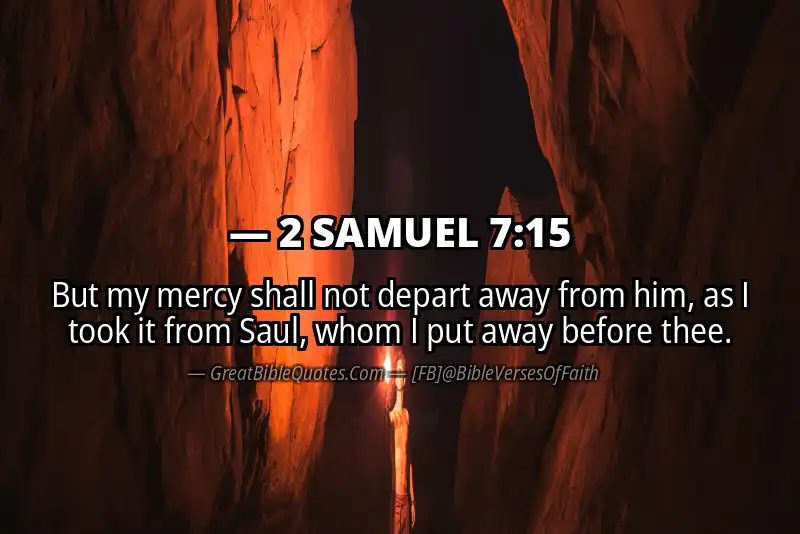 2 SAMUEL 7:15 Verse