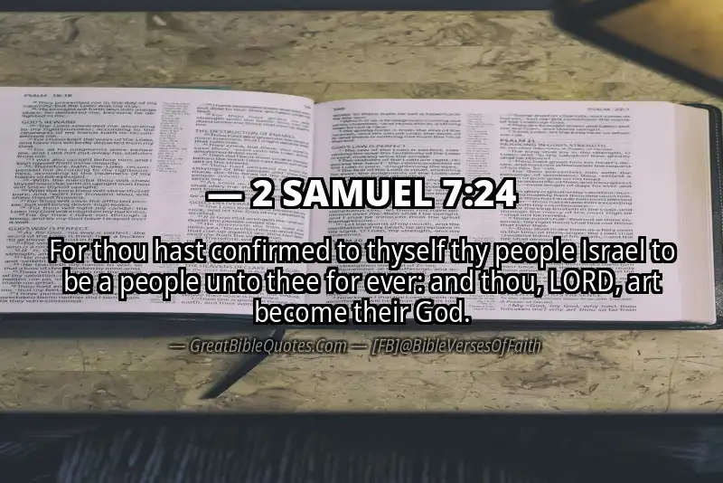 2 SAMUEL 7:24 Verse