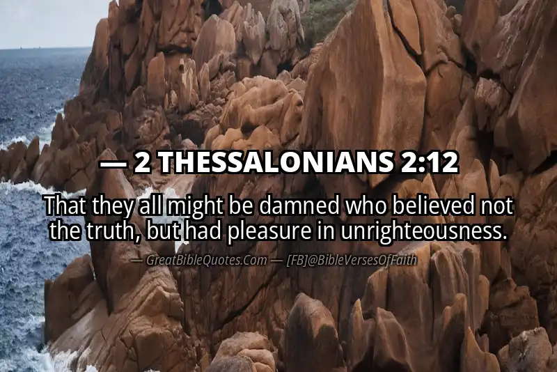 2 THESSALONIANS 2:12 Verse