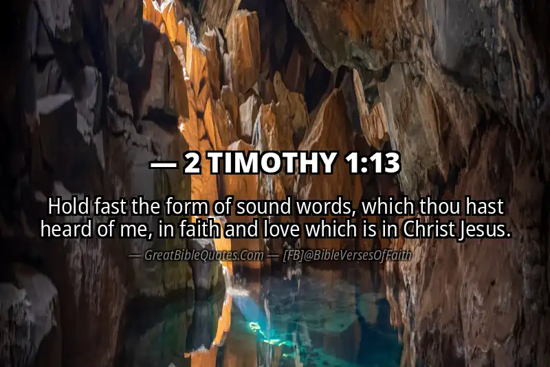 2 TIMOTHY 1:13 Verse